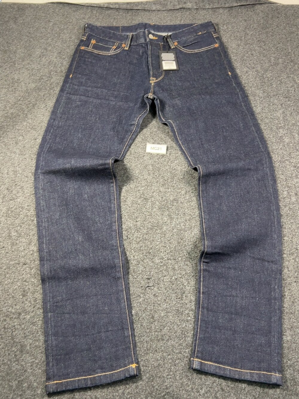 Buck Mason Maverick Slim Jean D001 Dark Wash Mens Sz 32 NWI Msrp148 [MC21]